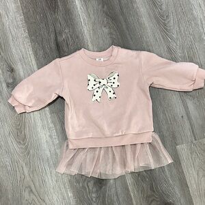 Pink Bow Kids Top‎